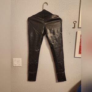 SPANX Assets Faux Leather leggings size M new no tag